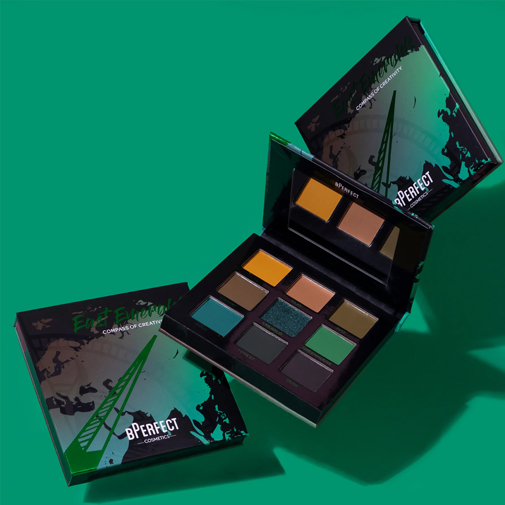 Paleta de Farduri BPerfect Compass of Creativity East Emeralds