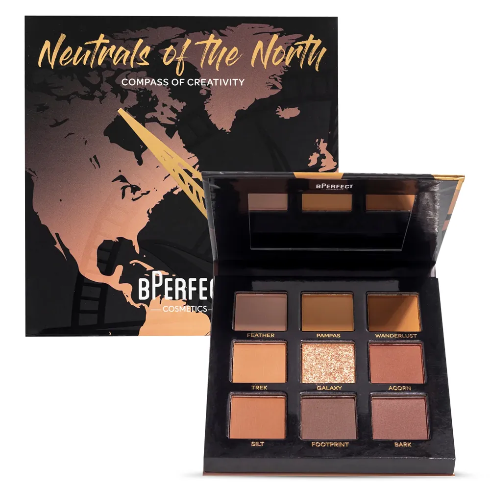 Paleta de Farduri BPerfect Compass of Creativity Vol II Neutrals of the North