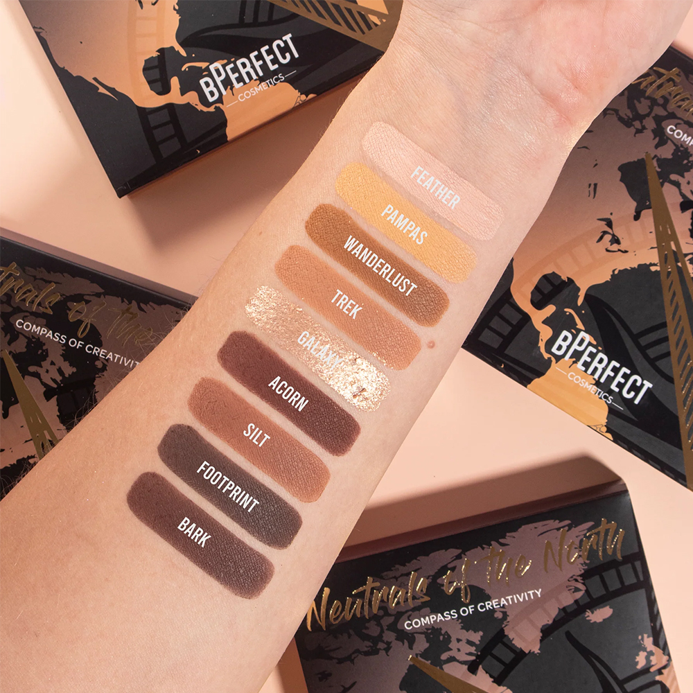 Paleta de Farduri BPerfect Compass of Creativity Vol II Neutrals of the North