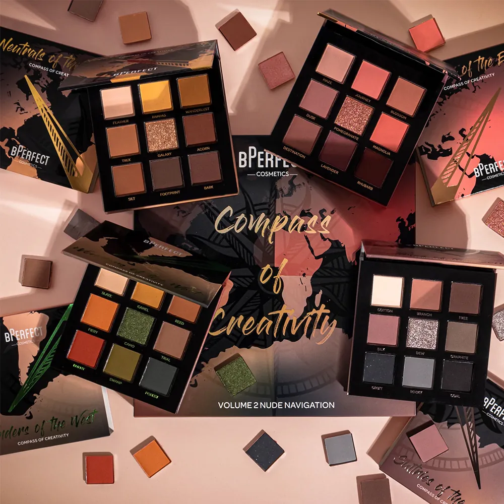 Paleta de Farduri BPerfect Compass of Creativity Vol II Neutrals of the North