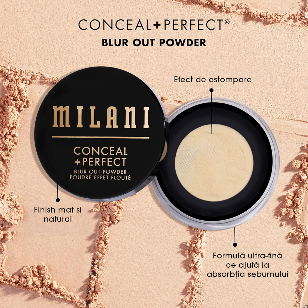 Pudra Pulbere Milani CONCEAL + PERFECT Blur Out Powder