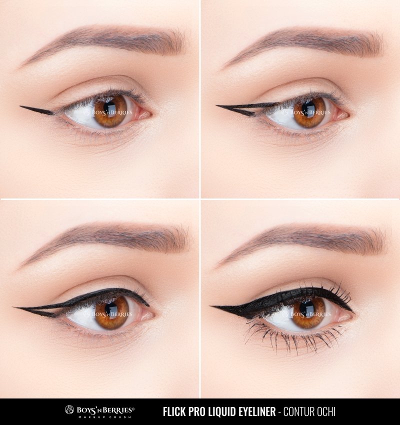 Contur ochi Boys`n Berries Flick Pro Liquid Eyeliner