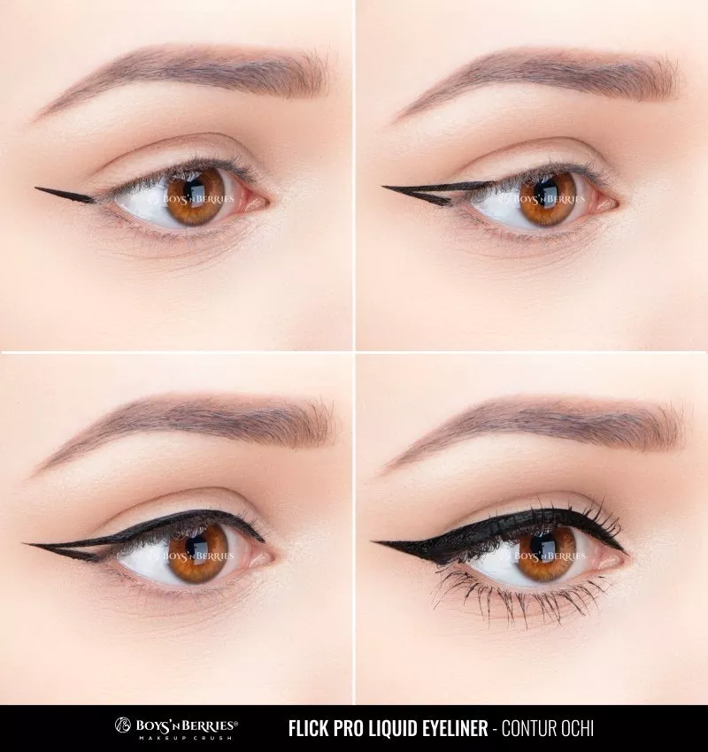 Contur ochi Boys`n Berries Flick Pro Liquid Eyeliner