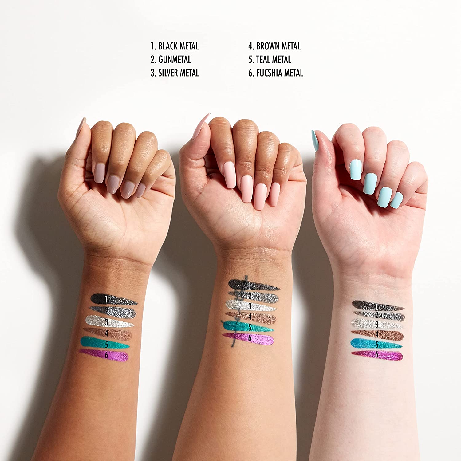 Contur ochi lichid metalic NYX Professional Makeup Epic Wear Metallic Liquid Liner