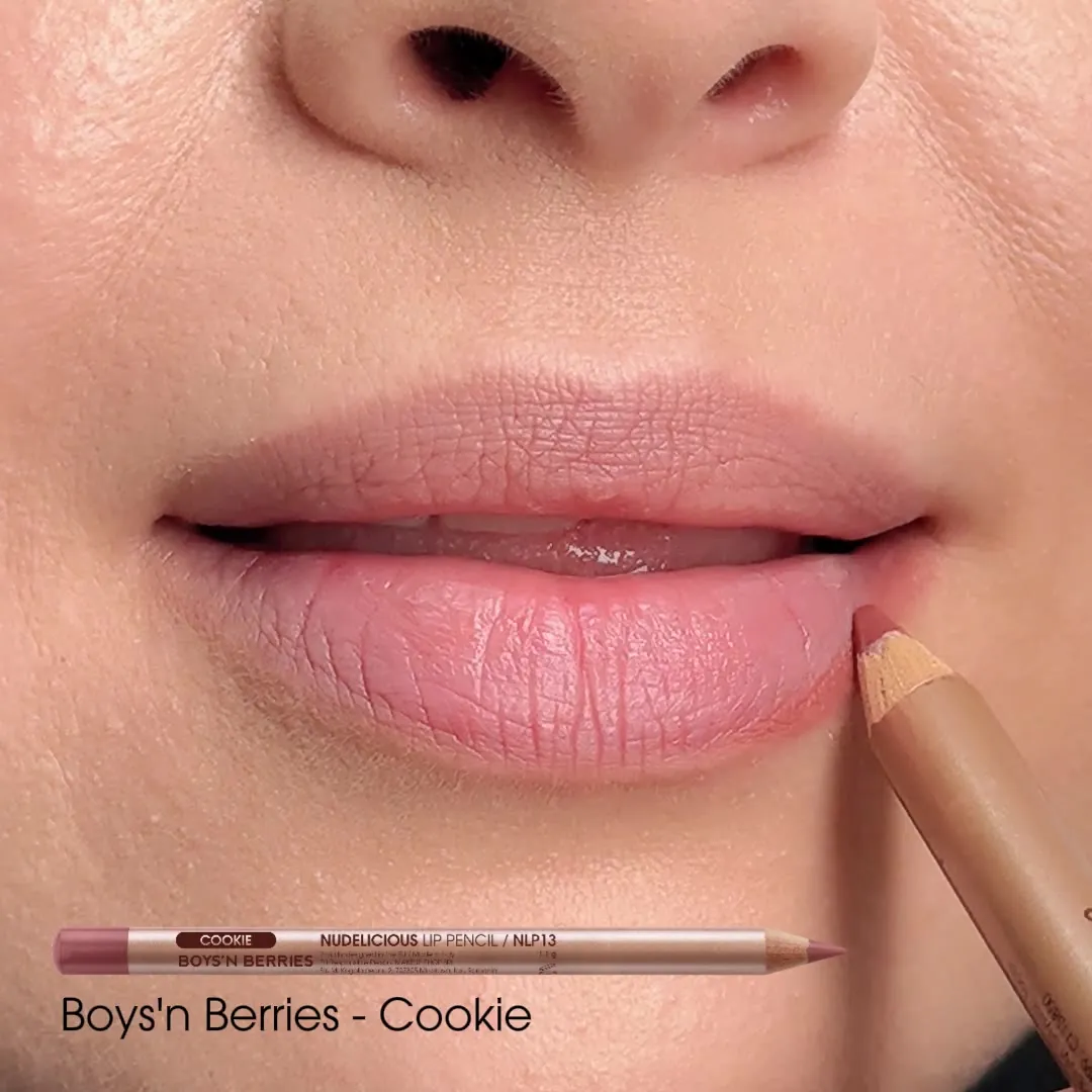 Videoclip Creion Buze Boys`n Berries Nudelicious Lip Pencil Cookie