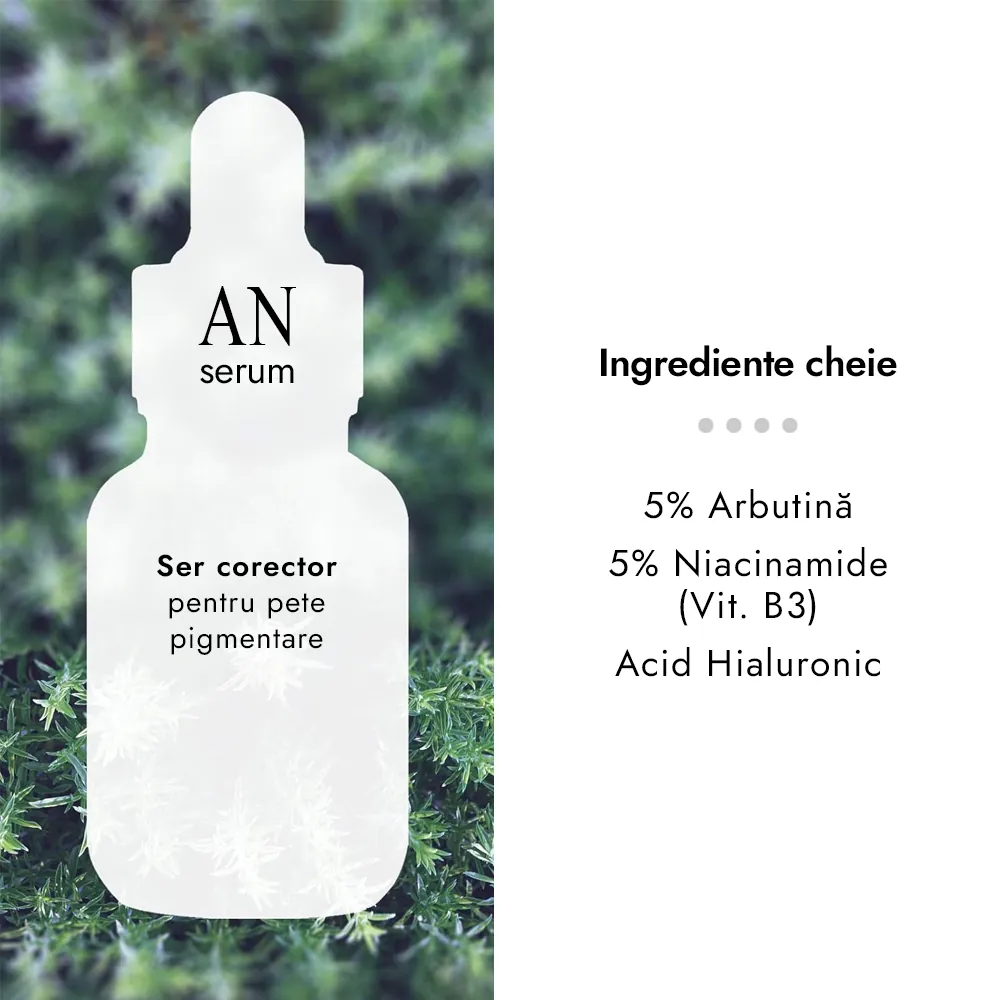 Ser cu Arbutin si Niacinamide Cos De Baha Arbutin - Niacinamide Serum AN