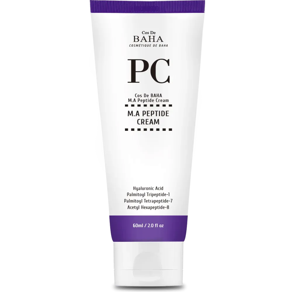 Crema anti-age cu peptide și adenosină Cos DE BAHA M.A. Peptide Cream 60ml PC60