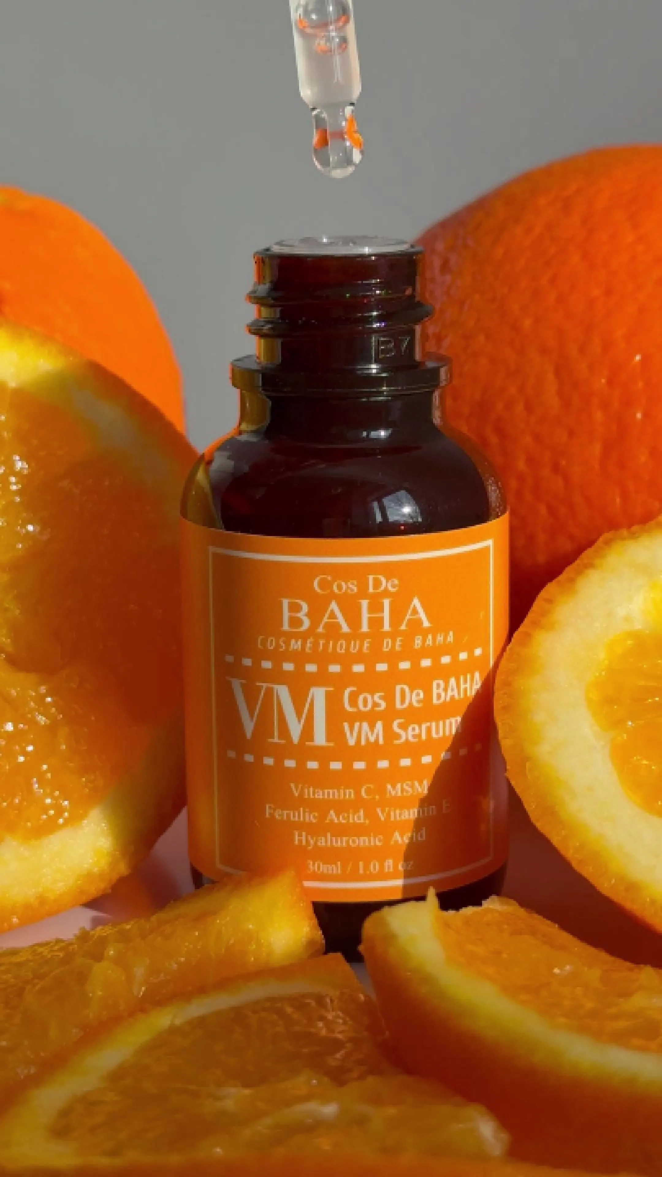 Videoclip Ser cu Vitamina C 10% si MSM 3% (Metilsulfonilmetan) - Cos DE BAHA Vitamin C MSM Serum VM