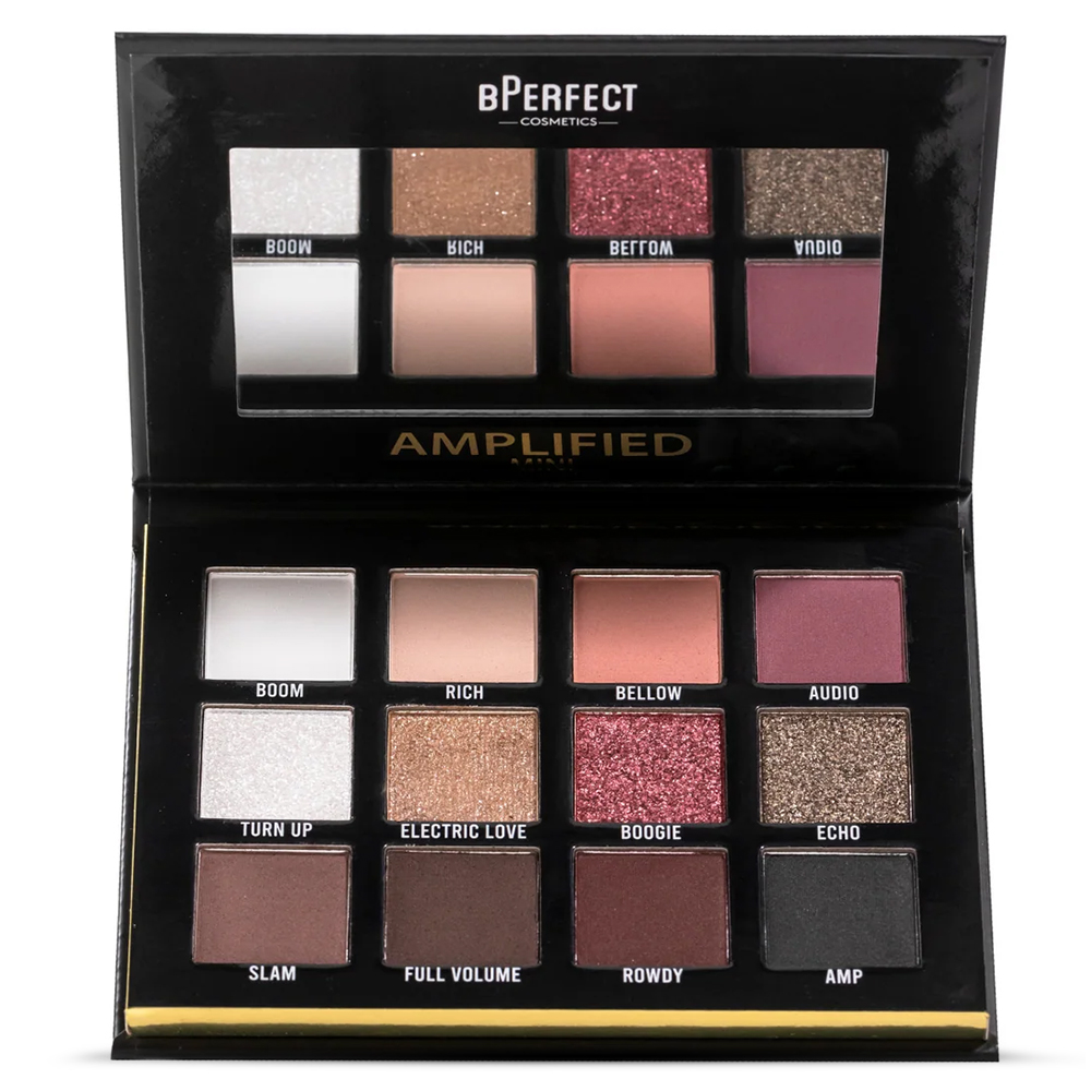 Paleta de Farduri BPerfect Cosmetics Amplified Mini Shadow Palette