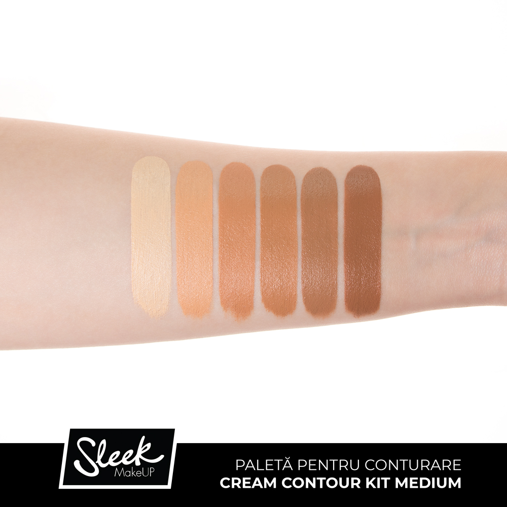 Paleta pentru Conturare Sleek MakeUP Cream Contour Kit Medium