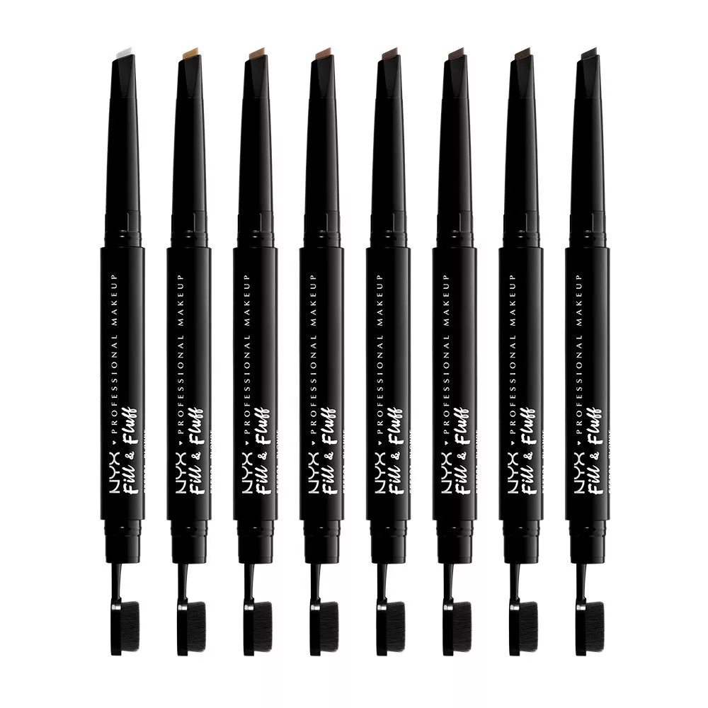 Creion 2 in 1 NYX Professional Makeup Fill & Fluff Eyebrow Pomade Pencil