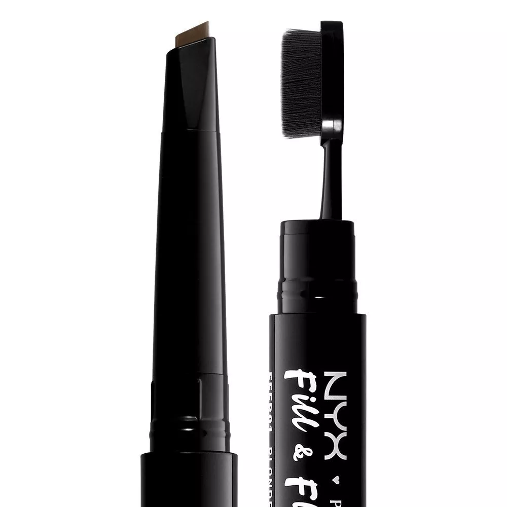 Creion 2 in 1 NYX Professional Makeup Fill & Fluff Eyebrow Pomade Pencil Ash Brown