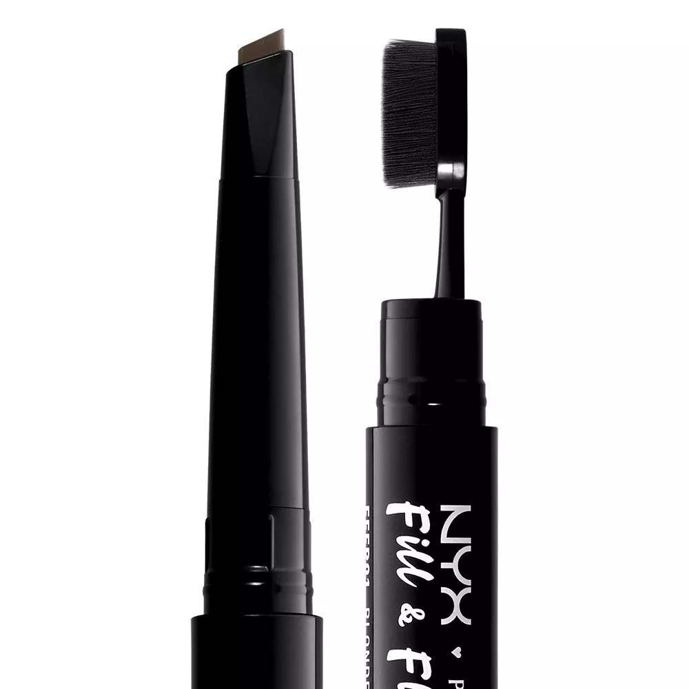 Creion 2 in 1 NYX Professional Makeup Fill & Fluff Eyebrow Pomade Pencil Brunette