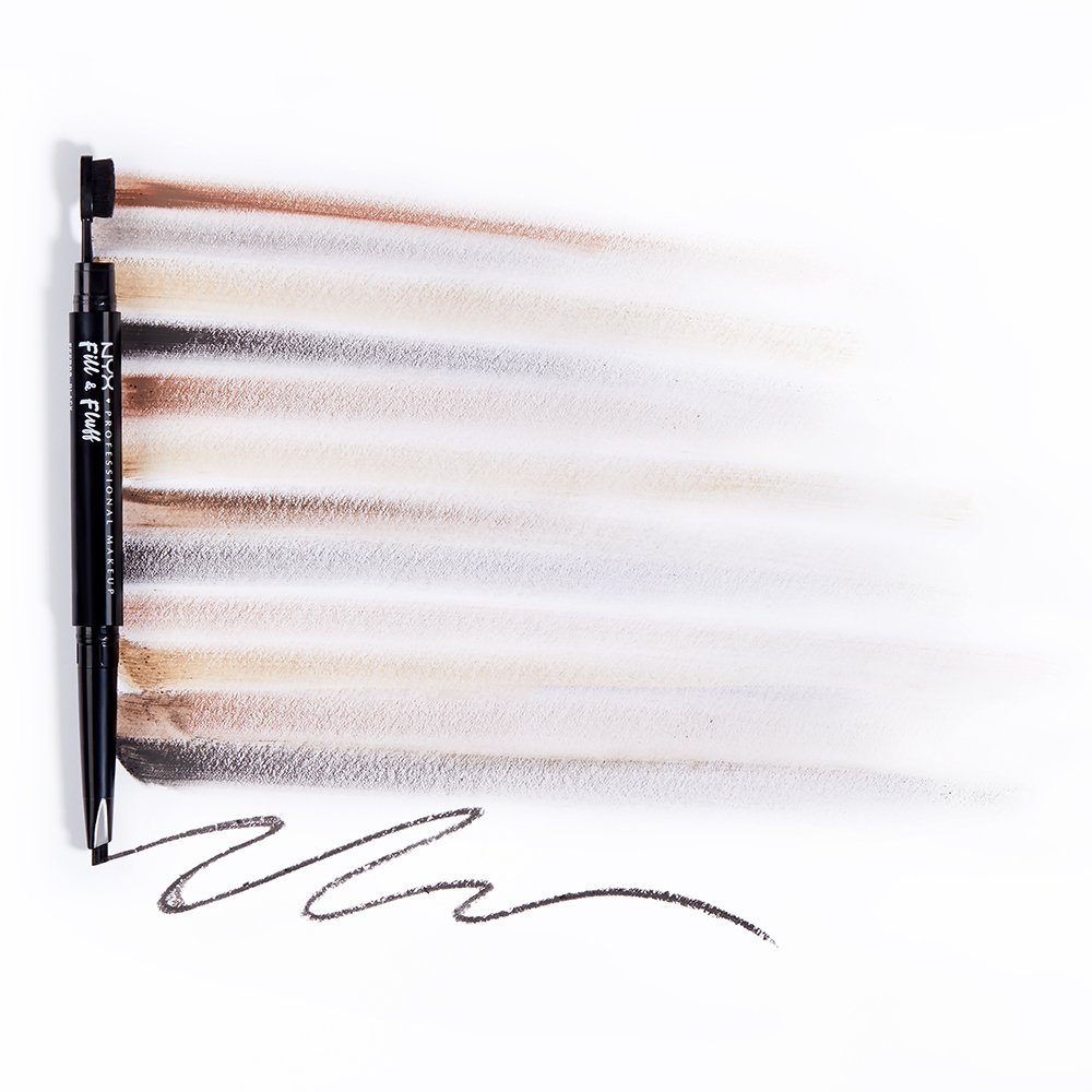 Creion 2 in 1 NYX Professional Makeup Fill & Fluff Eyebrow Pomade Pencil Auburn