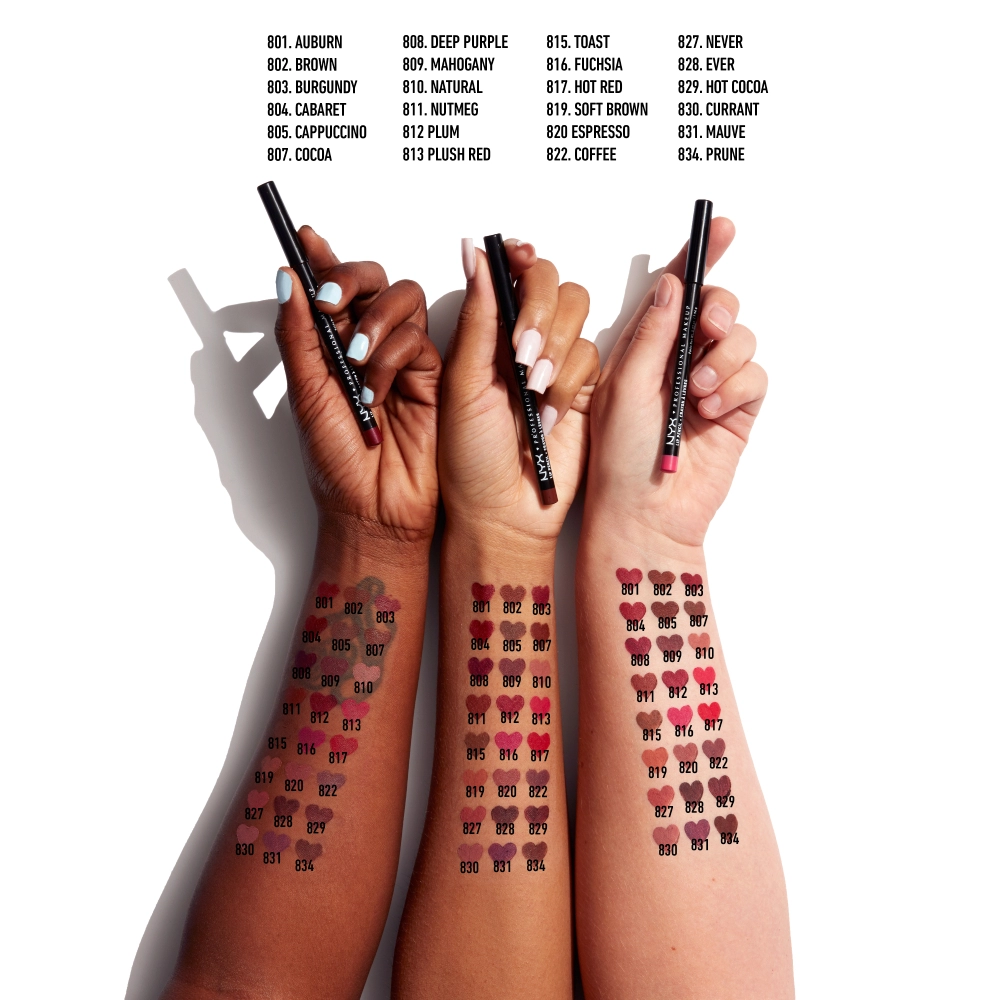 Creion buze NYX Professional Makeup Slim Lip Pencil Hot Red