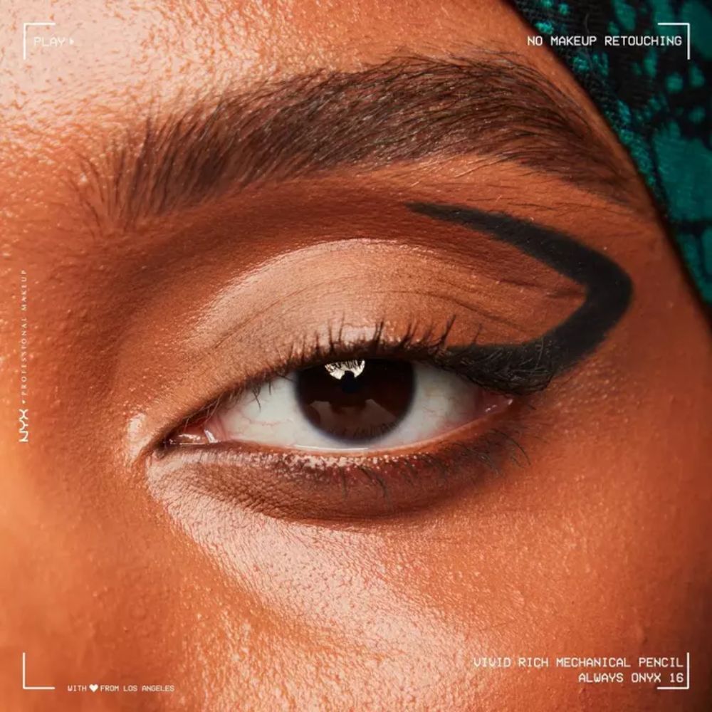 Creion de Ochi NYX Professional Makeup Vivid Rich Mechanical Pencil Always Onix