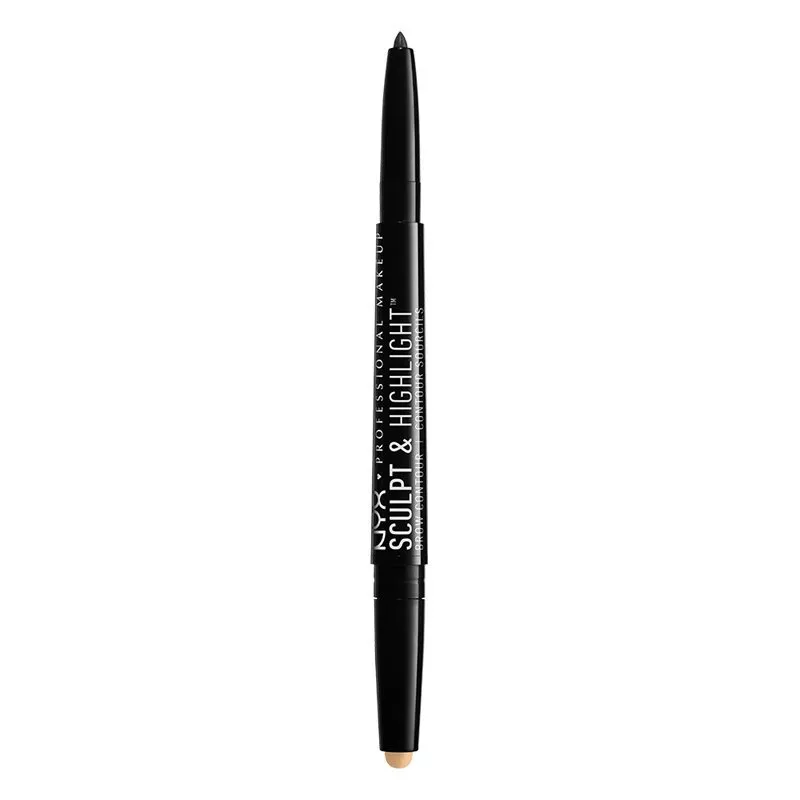 Creion Sprancene NYX Professional Makeup Sculpt And Highlight Brow Contour Black/Golden Peach