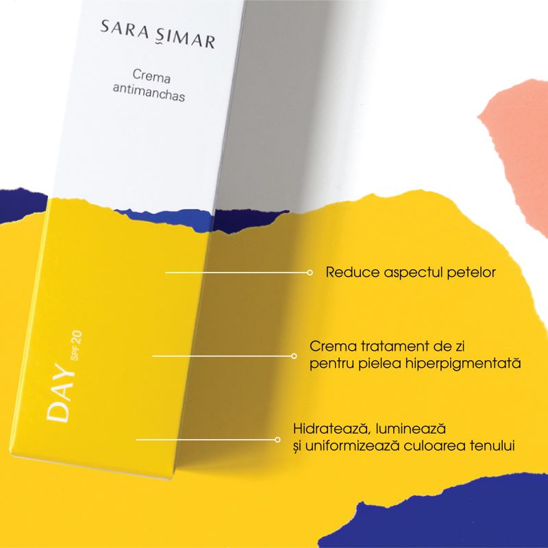 Crema Anti-Pigmentare Sara Simar Anti-Dark Spot Day Cream SPF20