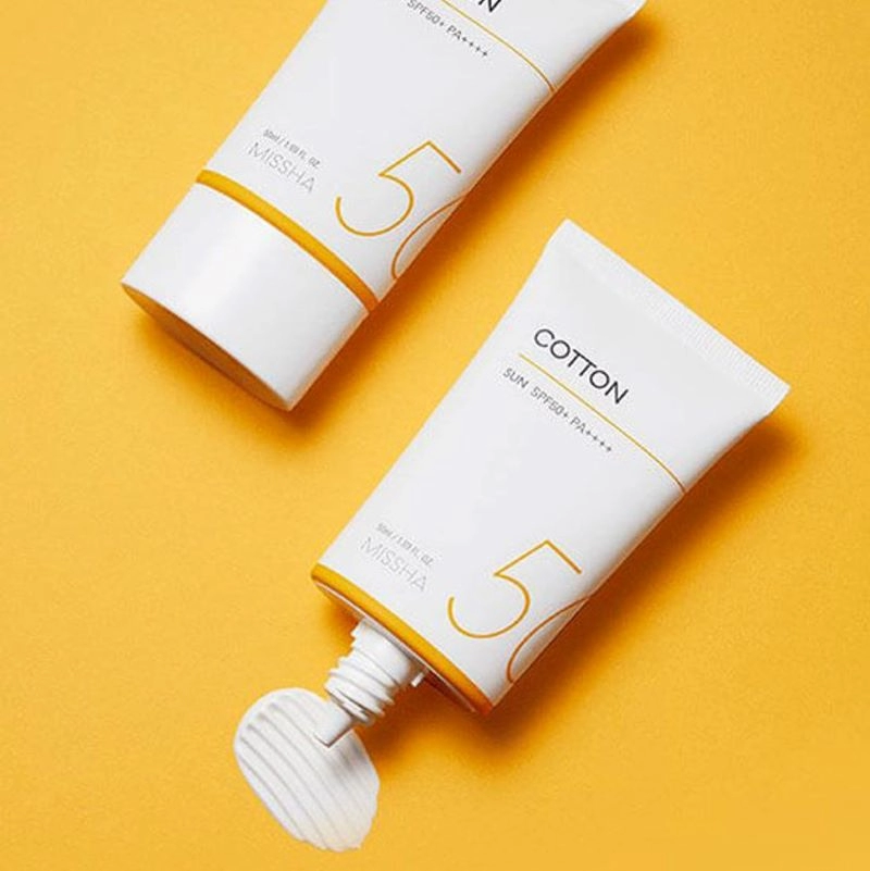 Crema cu Protectie Solara Missha All Around Safe Block Cotton Sun SPF50+ PA++++