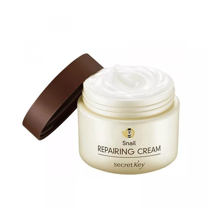 Crema fata extract de secretie filtrata de melc Secret Key Snail Repairing Cream