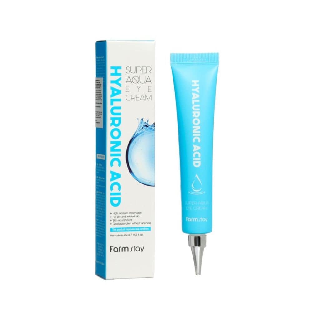 Crema Hidratanta pentru Zona Ochilor cu Acid Hialuronic Farmstay Super Aqua Eye Cream