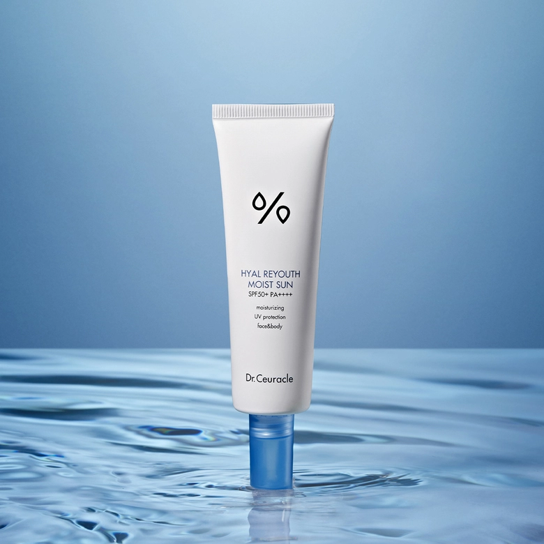 Crema Hidratanta Regeneratoare cu Protectie Solara Dr. Ceuracle Hyal Reyouth Moist Sun SPF50+++++