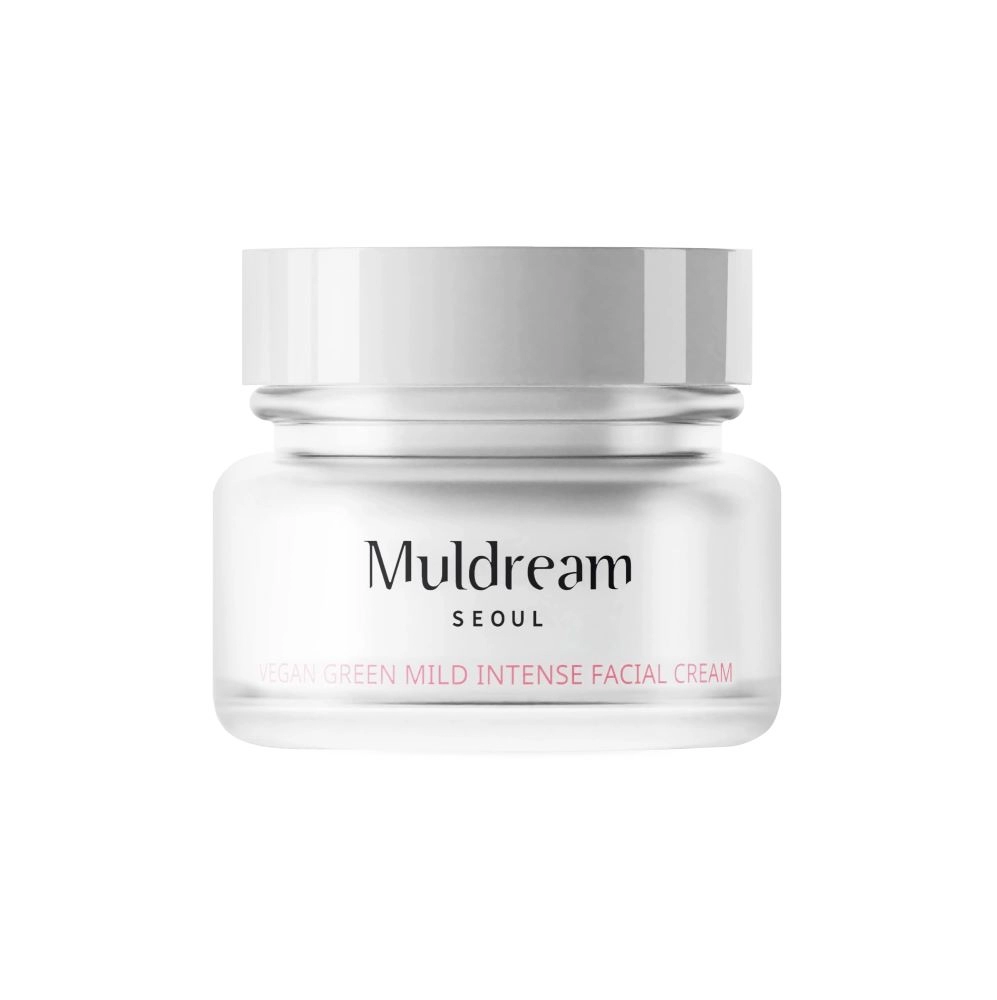 Crema Hidratanta Reparatoare cu Ceramide Muldream Vegan Green Mild Intense Facial Cream