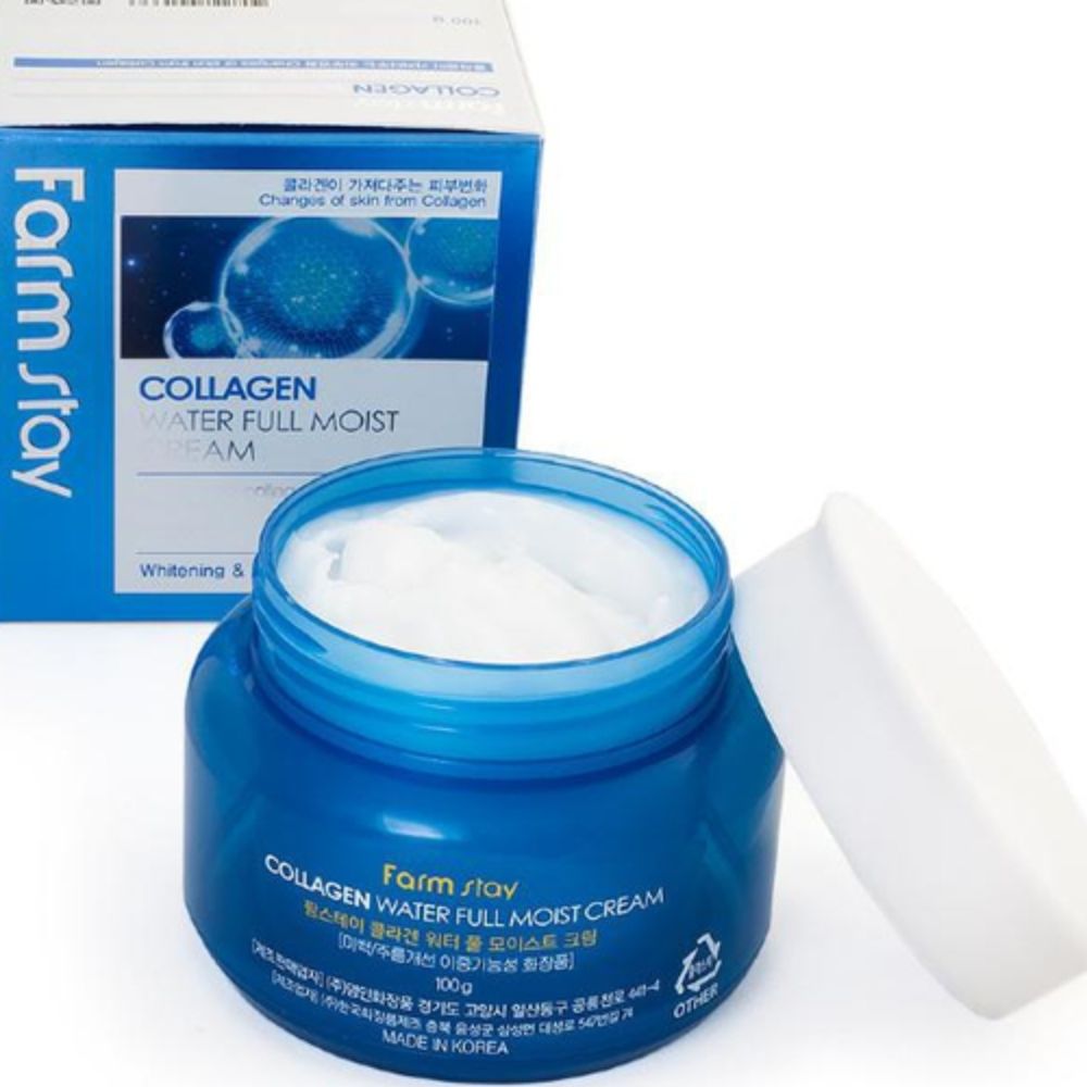 Crema Intens Hidratanta Farmstay Collagen Water Full Moist Cream