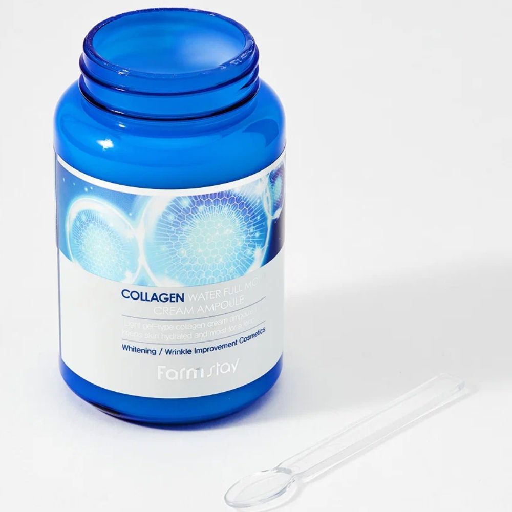 Crema Intens Hidratanta Farmstay Collagen Water Full Moist Cream Ampoule