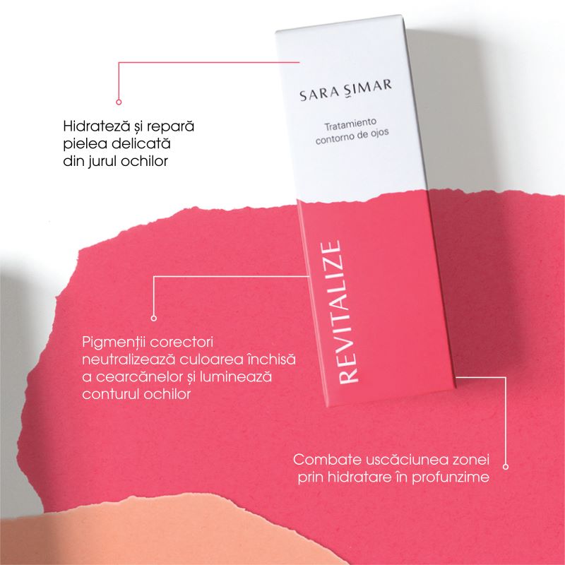 Crema-Tratament pentru Ochi cu Vitamina E Sara Simar Revitalize