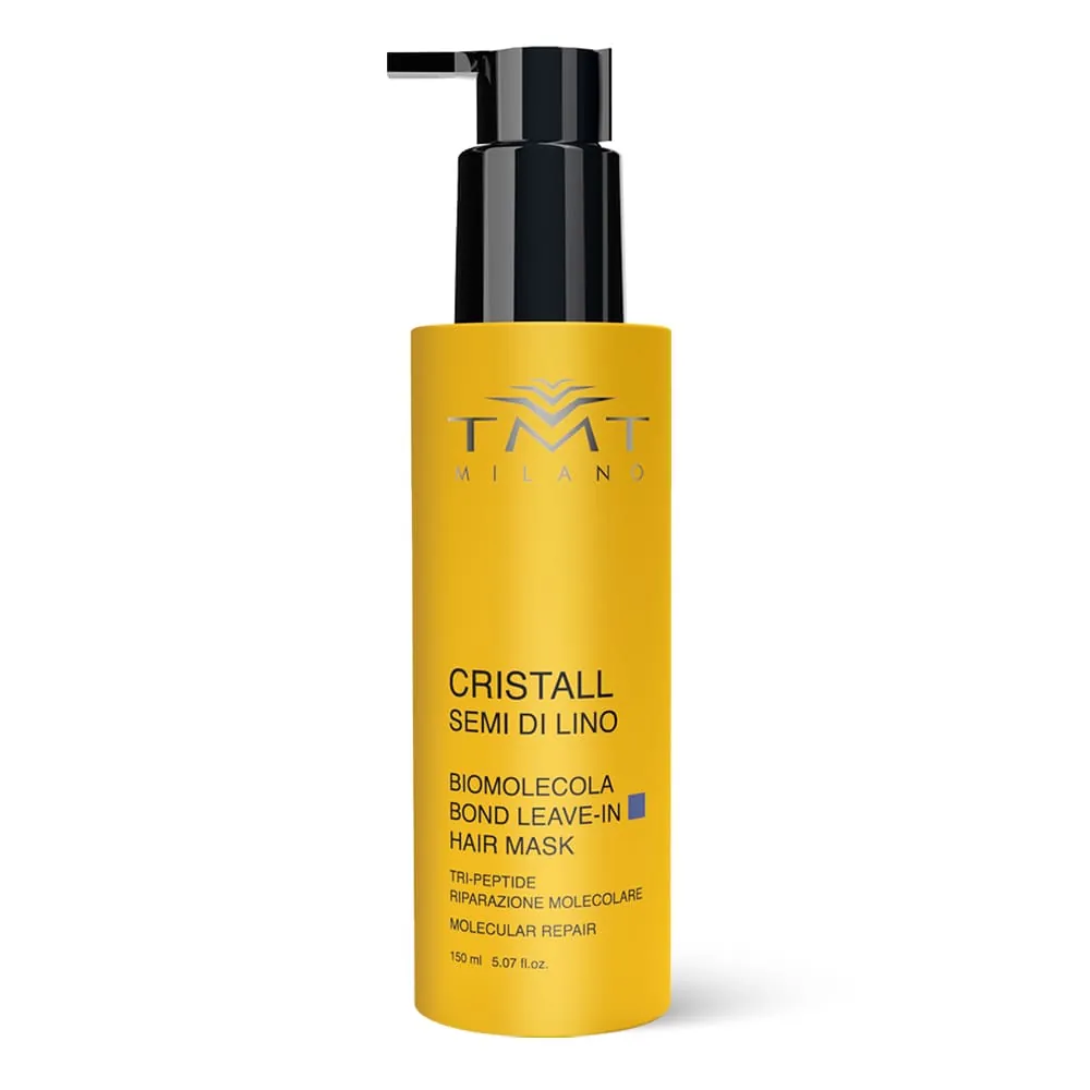 Mască profesională pentru refacerea structurii părului TMT Milano Cristall Biomolecola Bond Leave-In Hair Mask