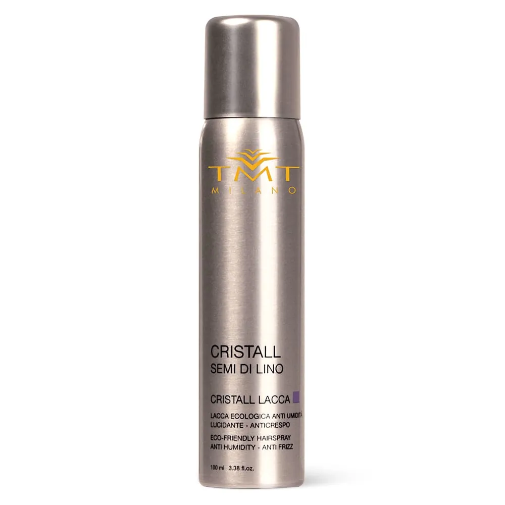 Spray pentru Stilizarea Parului cu Efect Anti-Frizz TMT Milano Cristall Hairspray 100 ml