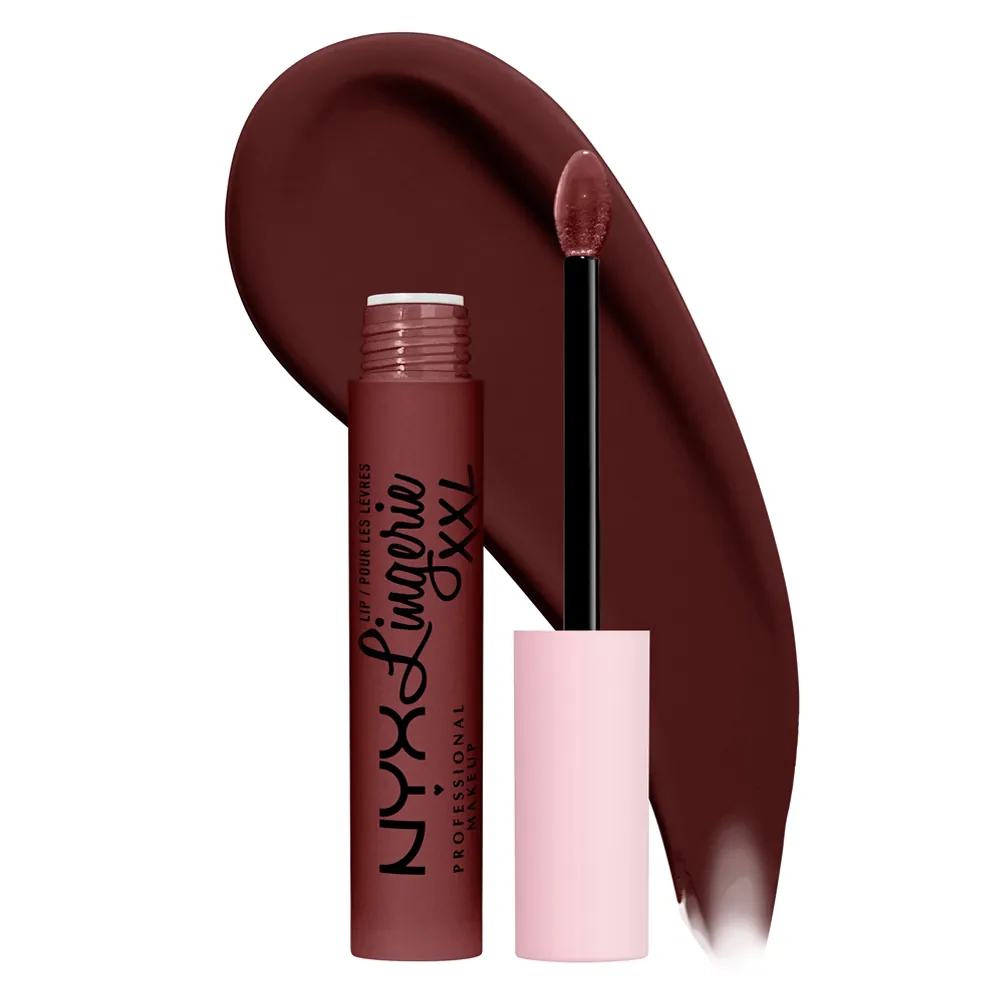 Ruj lichid mat NYX Professional Makeup Lip Lingerie XXL Deep Mesh