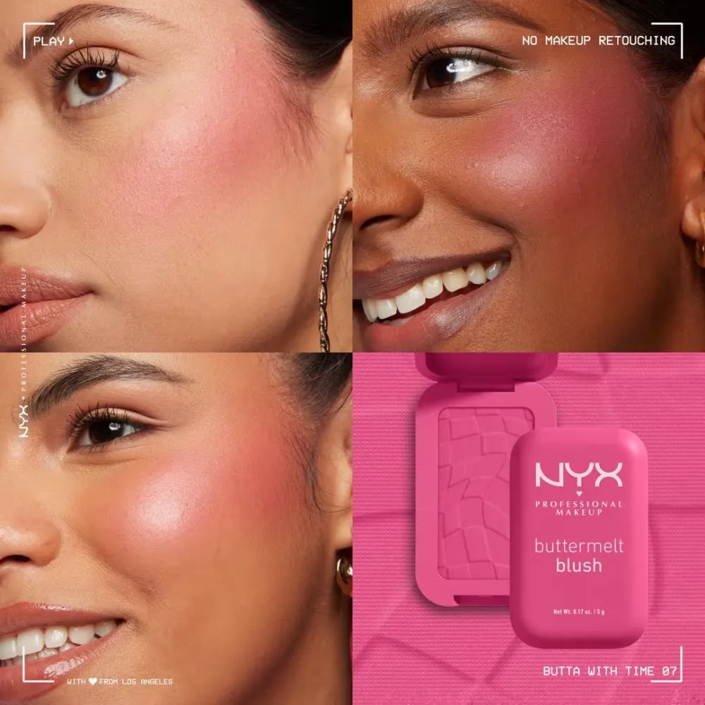 Fard de obraz Nyx Professional Makeup Buttermelt Blush BUTTA WITH TIME