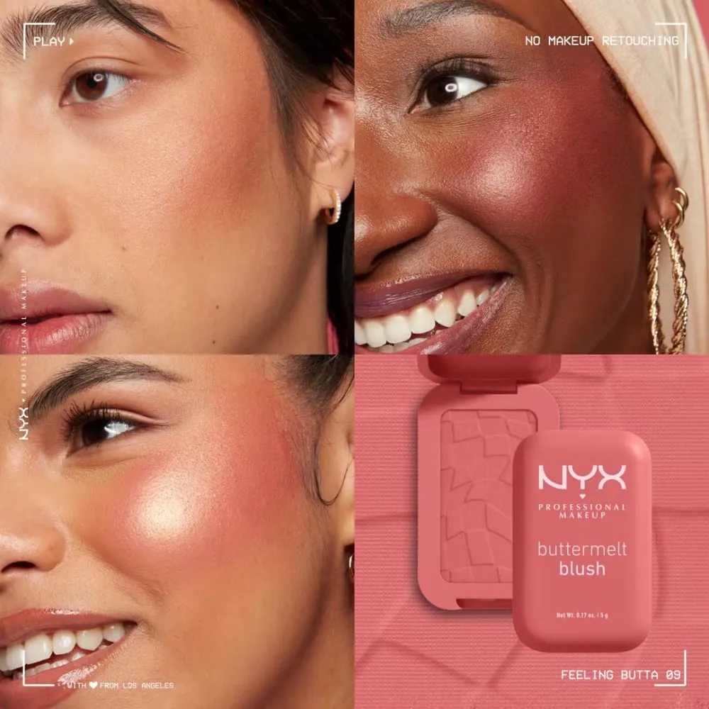 Fard de obraz Nyx Professional Makeup Buttermelt Blush FEELING BUTTA