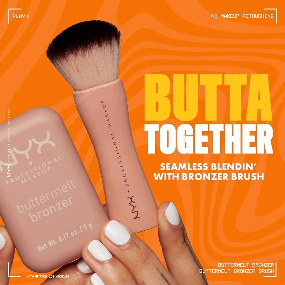 Pensula pentru Bronzer NYX Professional Makeup Buttermelt Bronzer Brush