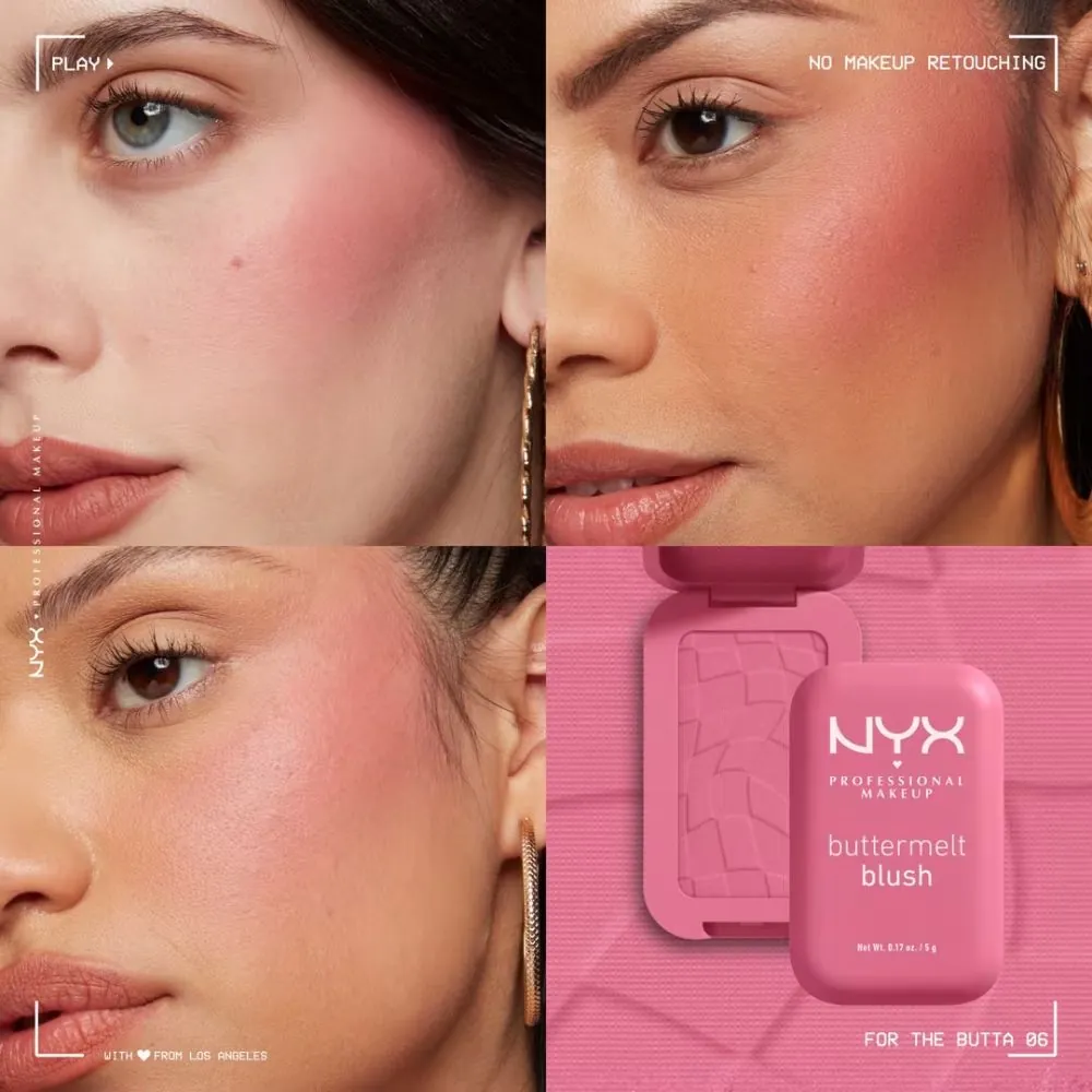 Fard de obraz Nyx Professional Makeup Buttermelt Blush FOR THE BUTTA