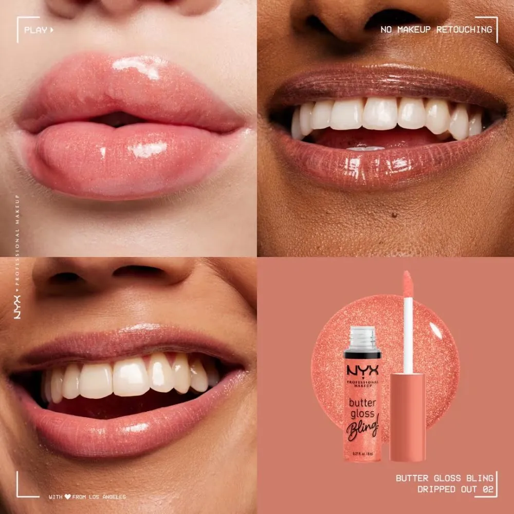 Luciu buze NYX Professional Makeup Butter Gloss Bling DRIPPED OUT