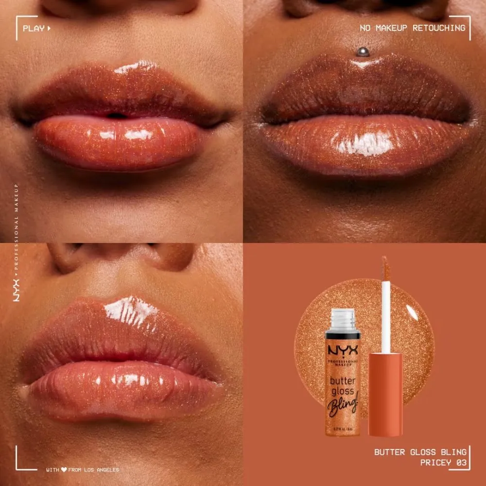 Luciu buze NYX Professional Makeup Butter Gloss Bling PRICEY