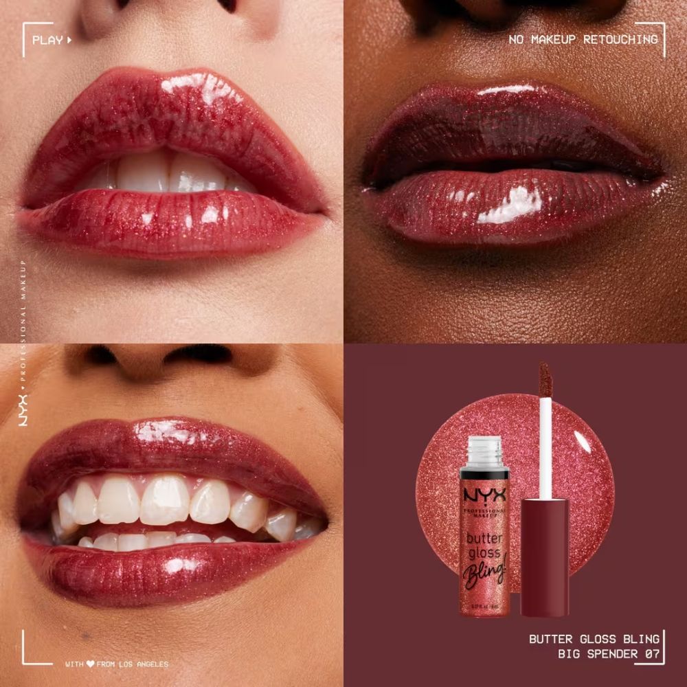 Luciu buze NYX Professional Makeup Butter Gloss Bling BIG SPENDER