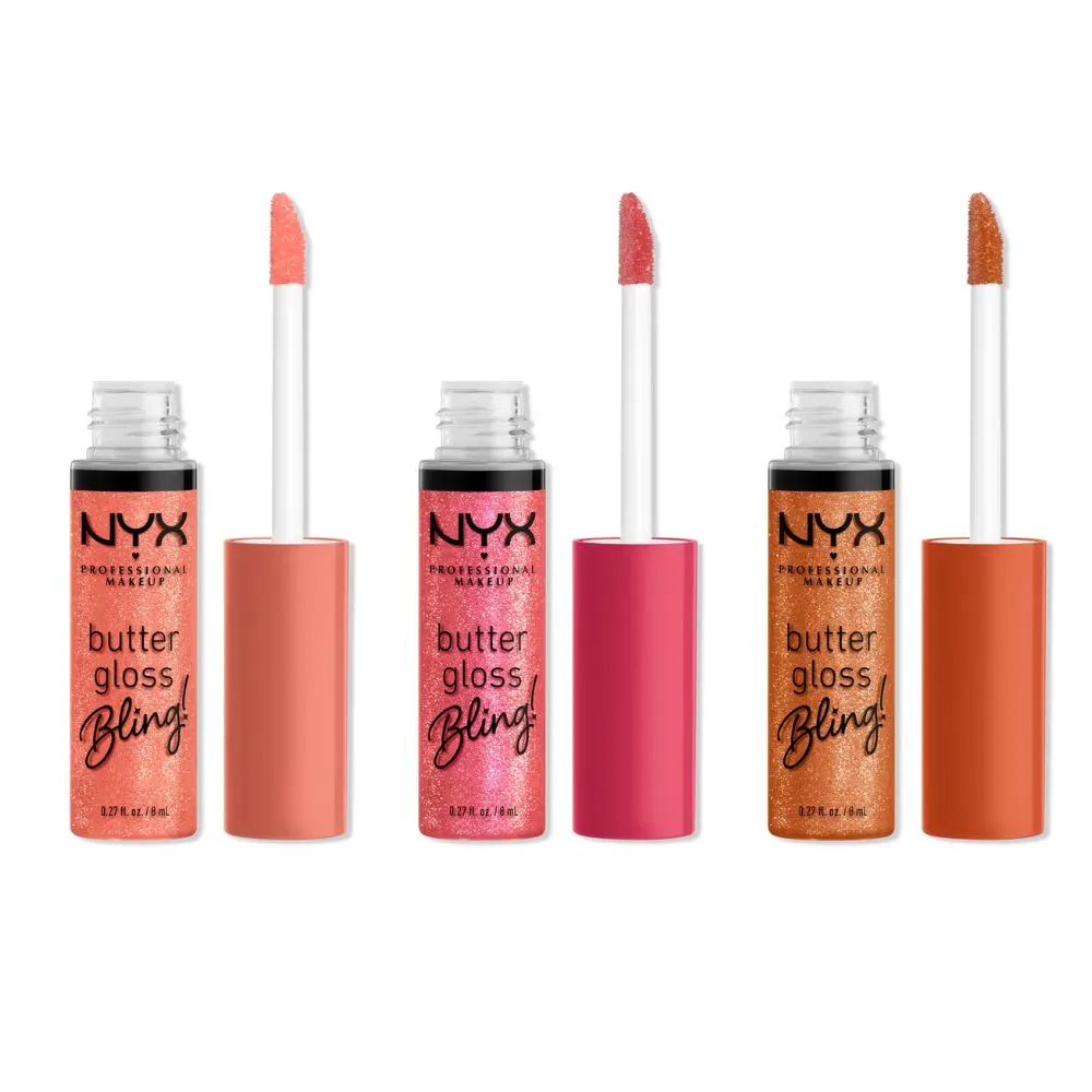 Luciu buze NYX Professional Makeup Butter Gloss Bling BRING THE BLING