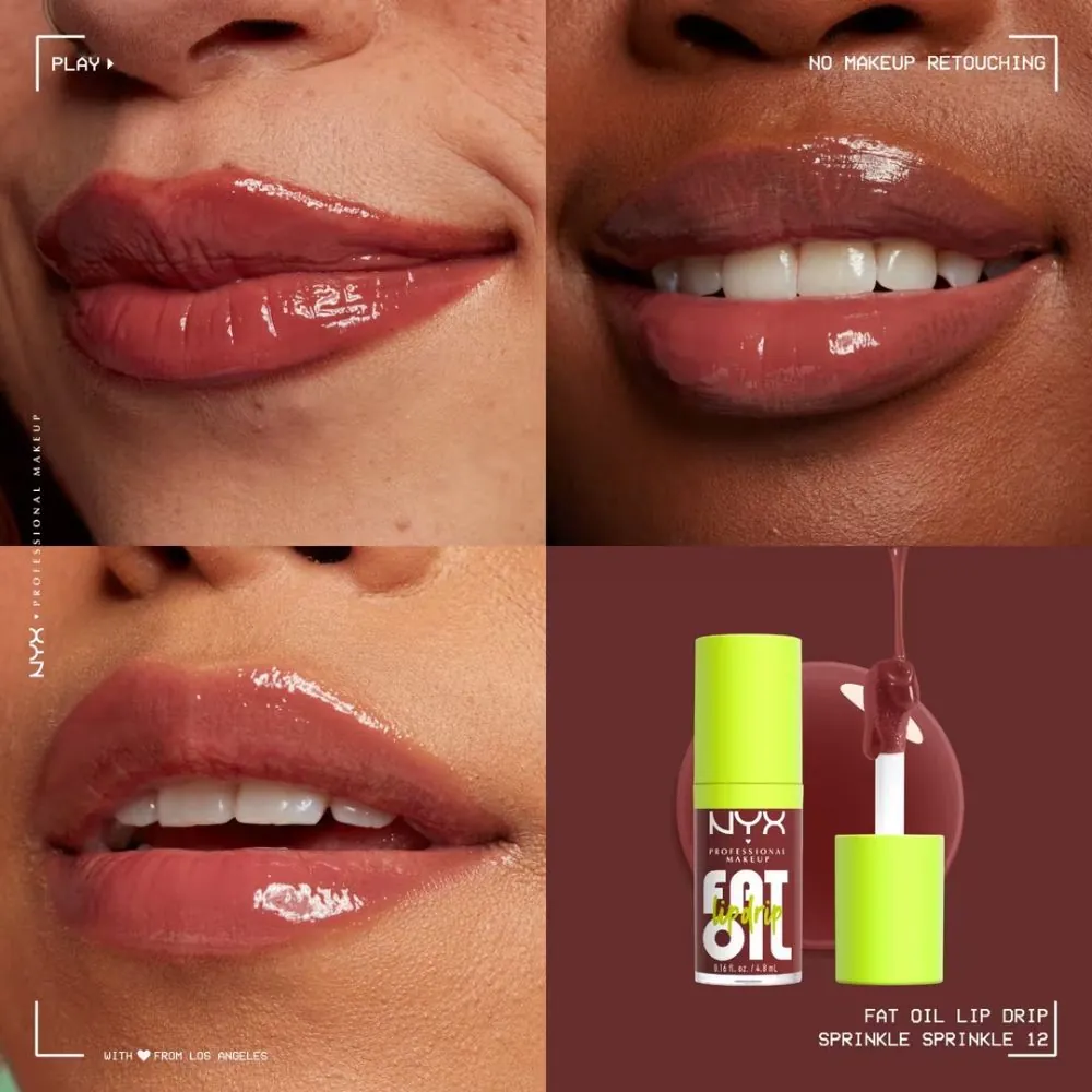  Ulei pentru buze NYX Professional Makeup Fat Oil Lip Drip Sprinkle Sprinkle