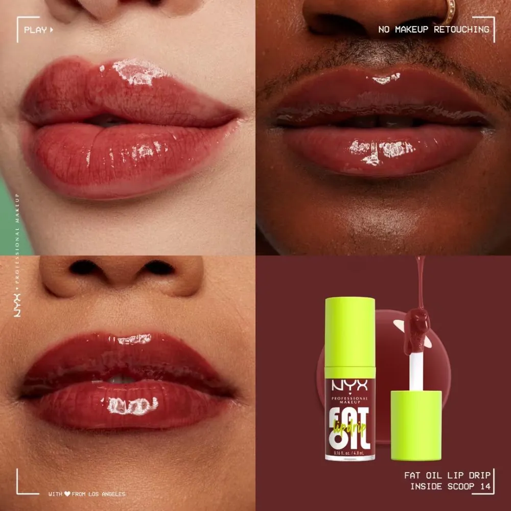  Ulei pentru buze NYX Professional Makeup Fat Oil Lip Drip Inside Scoop