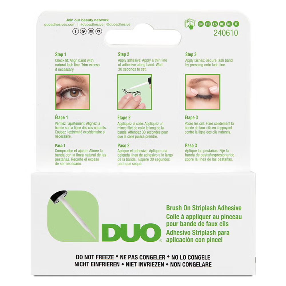 Adeziv DUO Brush-on Strip Lash Transparent 5g