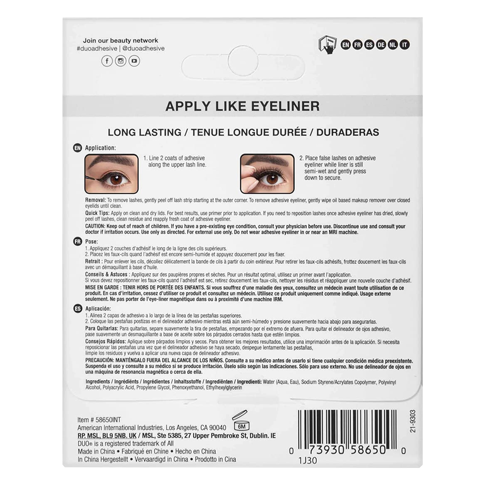 Adeziv DUO Line It Lash It Clear