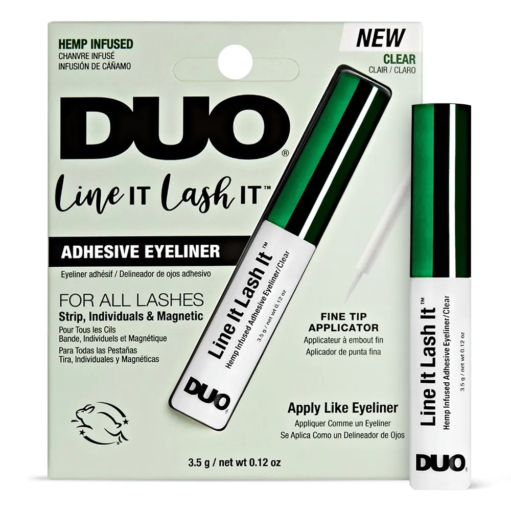 Adeziv DUO Line it Lash it Hemp Infused Clear