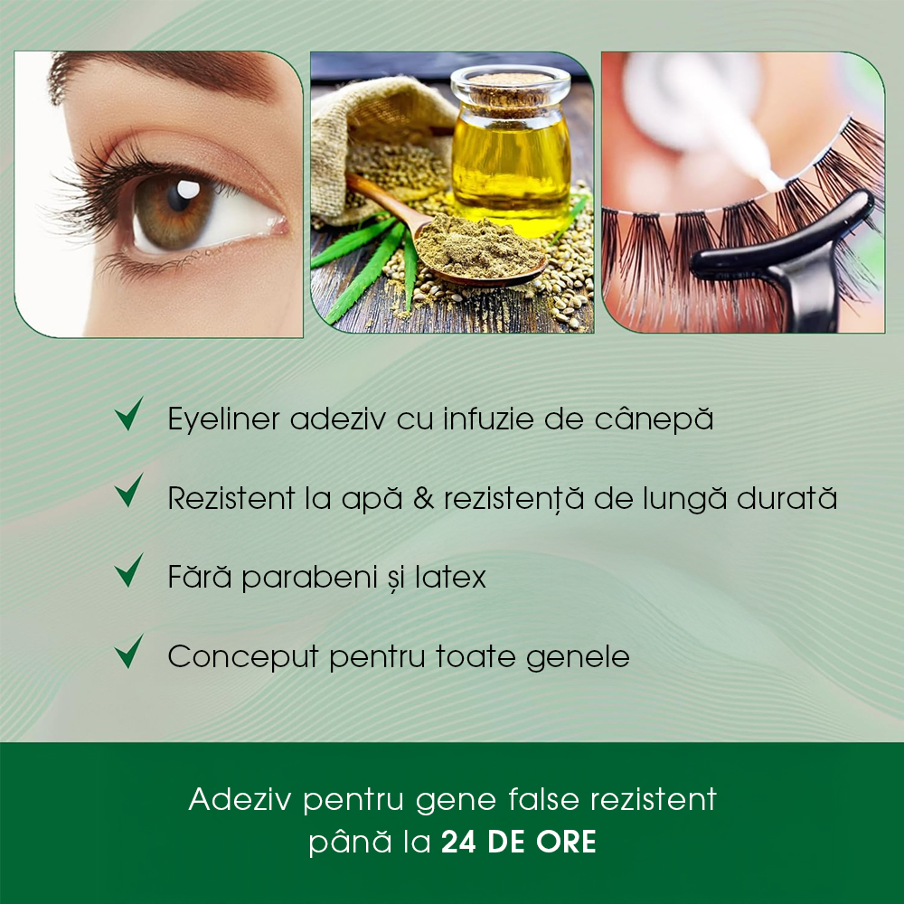 Adeziv DUO Line it Lash it Hemp Infused Clear