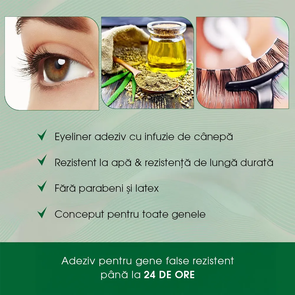 Adeziv DUO Line it Lash it Hemp Infused Clear