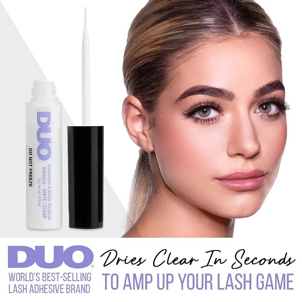 Adeziv Duo Rosewater & Biotin Striplash Adhesive Clear