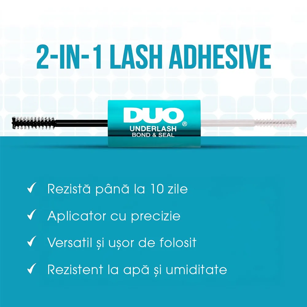 Mascara pentru Fixarea Genelor False DUO Underlash Bond & Seal